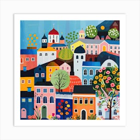 Kids Travel Illustration Helsinki 3 Art Print