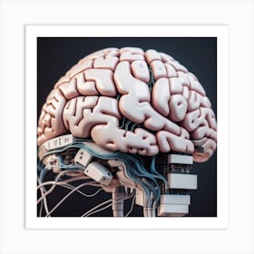 Artificial Brain 2 Art Print