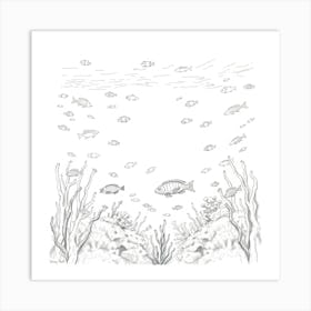 Coral Reef 20 Art Print