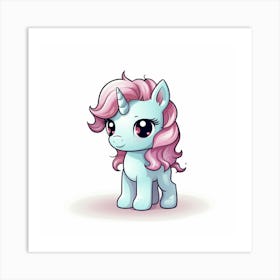 Cute Unicorn 436 Art Print