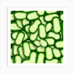 Cucumbers 9 Art Print