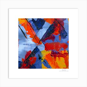 Contemporary art, modern art, mixing colors together, hope, renewal, strength, activity, vitality. American style.58 Art Print