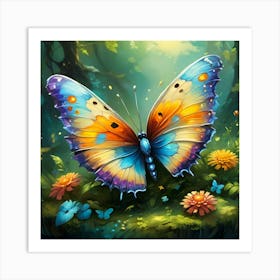 Aetherwing Butterfly #4 Art Print