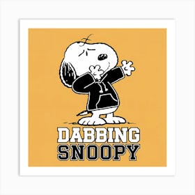 Dabbing Snoopy Series (3) Art Print