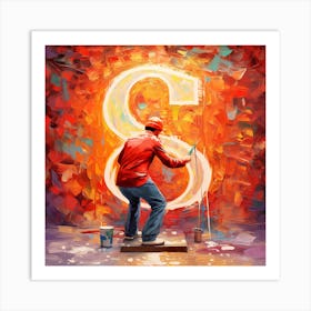 Letter S 1 Art Print