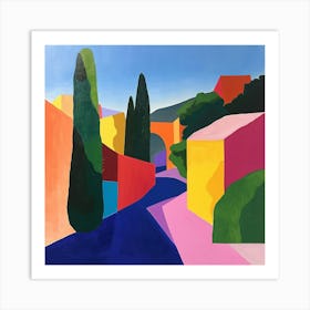 Abstract Park Collection Villa Ada Rome 2 Art Print