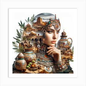 Egyptian Woman 1  Art Print