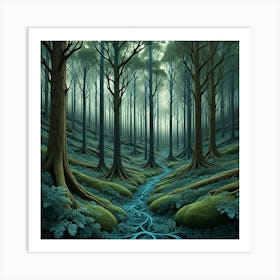 Twilight Forest 6 Art Print