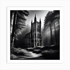 Church In The Woods 10 Art Print