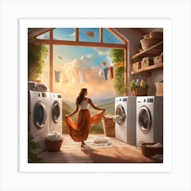 Laundry Room 1 Art Print