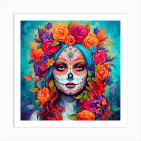 Day Of The Dead Girl Art Print