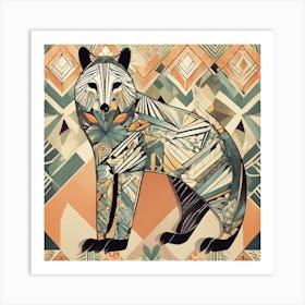 Wolf Print Art Print