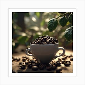 Coffee Beans 141 Art Print