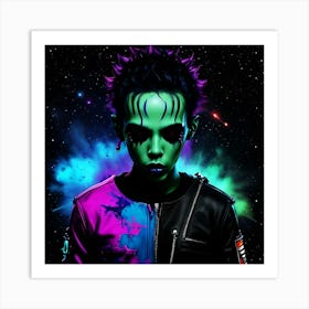 Aliens In Space Art Print