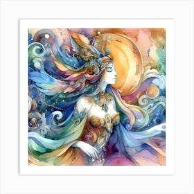 Mermaid 7 Art Print