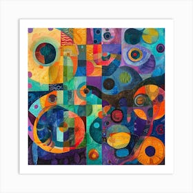 Abstract Painting 302 Art Print