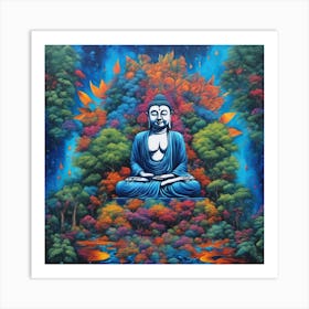 Buddha In The Forest - Ananda Art Print