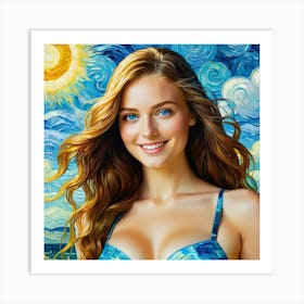 Starry Night gh Art Print