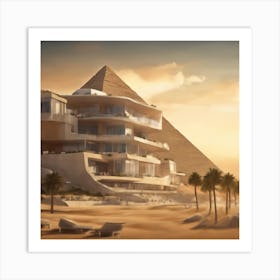 Egyptian Villa Art Print