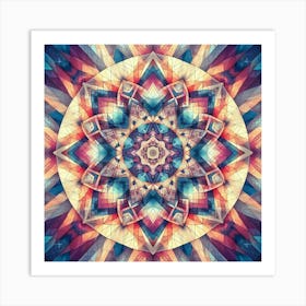 Abstract Mandala 5 Art Print