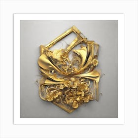 'Gold' Art Print