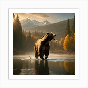 Bear Morning Art Print