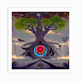 Tree Of Qliphoth Adventure Beyond The Mask Art Print