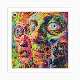 Psychedelic Painting 4 Art Print