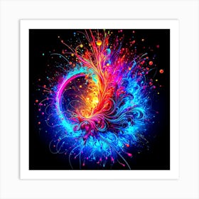 Abstract Art Oculus Art Print