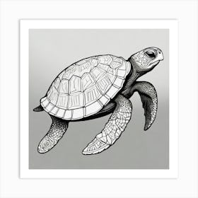 Sea Turtle 1 Art Print