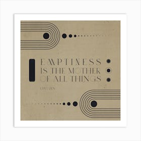 Mama Emptiness Art Print