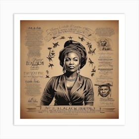 Afro-American Woman Art Print