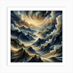 'Clouds' Art Print