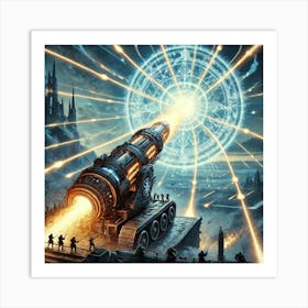 Stormbringer Artillery Energy Projectiles Iron Commonwealth Art Print