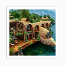 House On Water Art Print