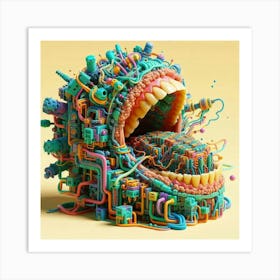 DMT ai art 006 Art Print