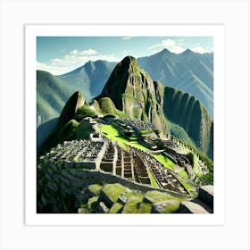 Machu Picchu, Peru Art Print