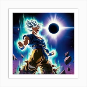 "Goku Energy Warrior" [Risky Sigma] Art Print