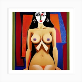 Picasso Naked Woman 8 Art Print