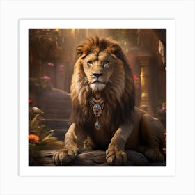 Lion Of The Jungle Art Print