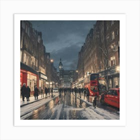 London Street Scene Art Print