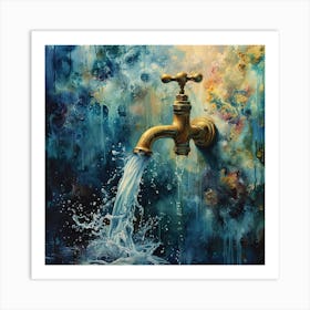 Tap Water Art Print