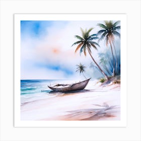 Sea Beach Art Print