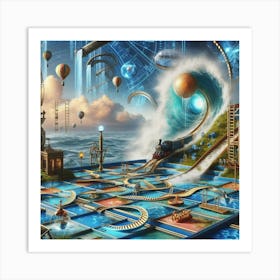 Games #9 by Cam Views Art Print