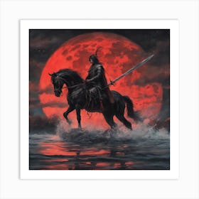 Knight On Horseback 1 Art Print