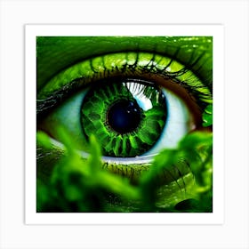 Green Eye 4 Art Print