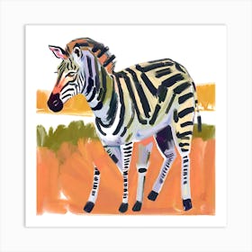 Grants Zebra 03 Art Print