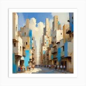 City In The Sky 3 Art Print