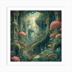 Fairy Garden 3 Art Print