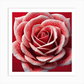 Valentine'S Rose Art Print